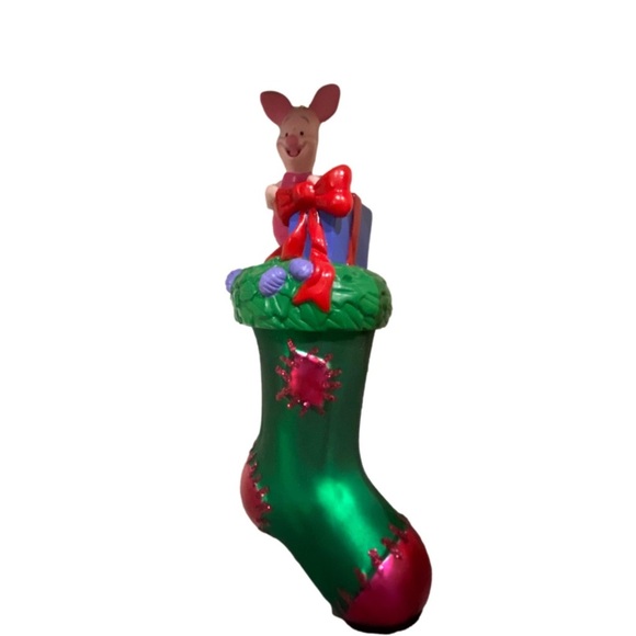 Winnie the Pooh piglet glass VTG ornament - Picture 2 of 2